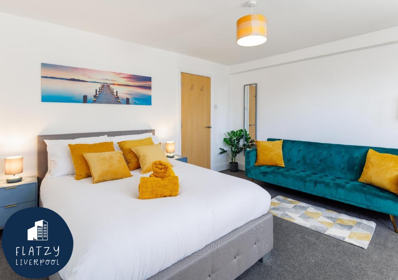 Flatzy - Modern Apartment Close To Football Stadiums Liverpool Luaran gambar